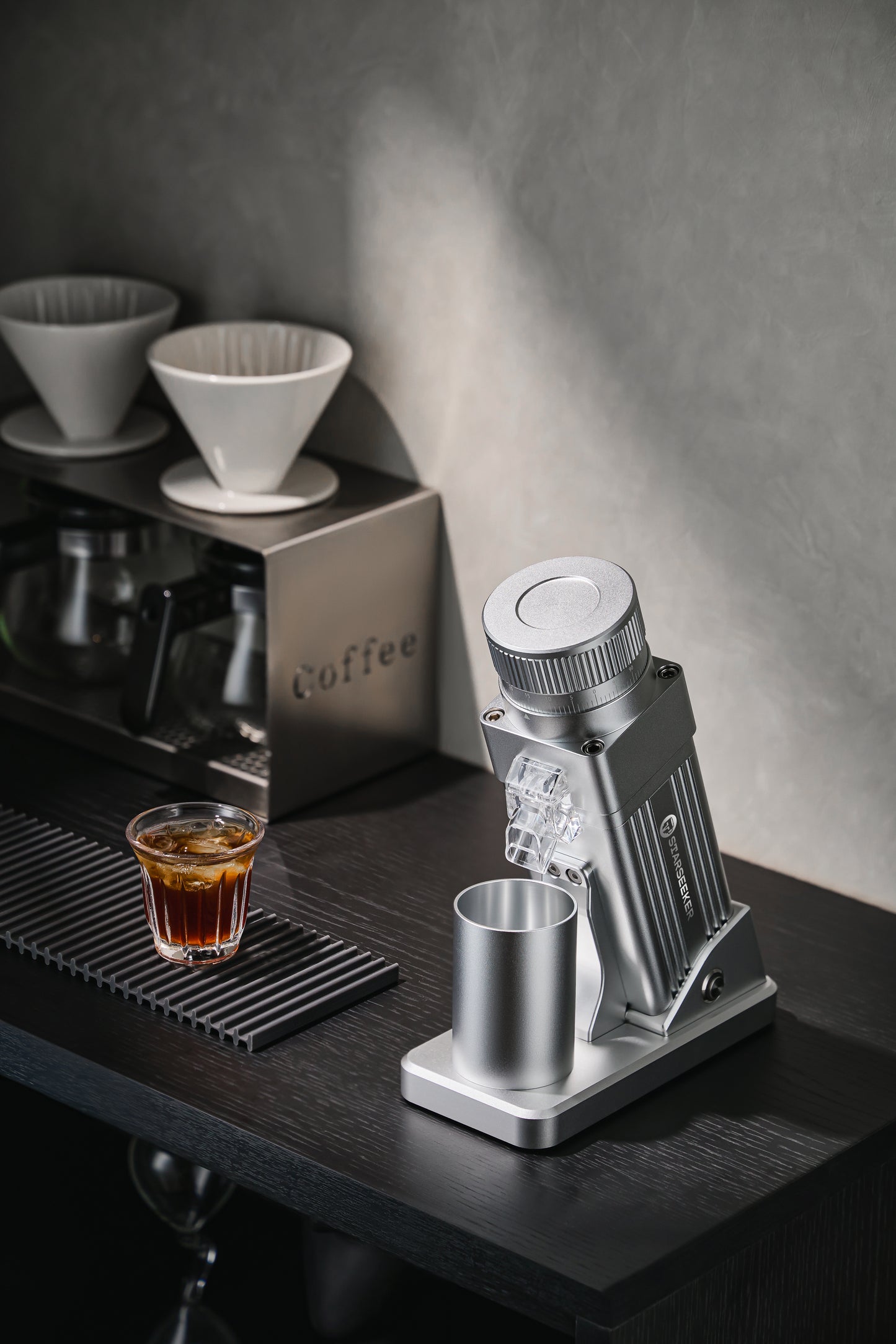 STARSEEKER E55 55MM Electric Conical Burr Electric Coffee Grinder