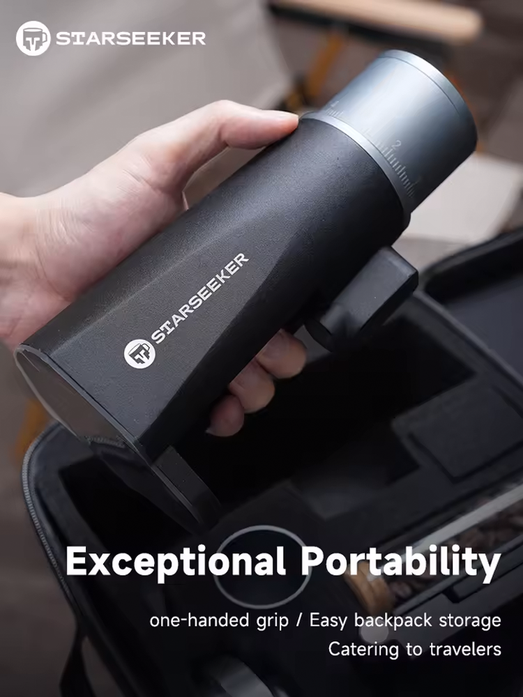 STARSEEKER EDGE Mini  38mm Conical Burr Electric Portable Coffee Grinder