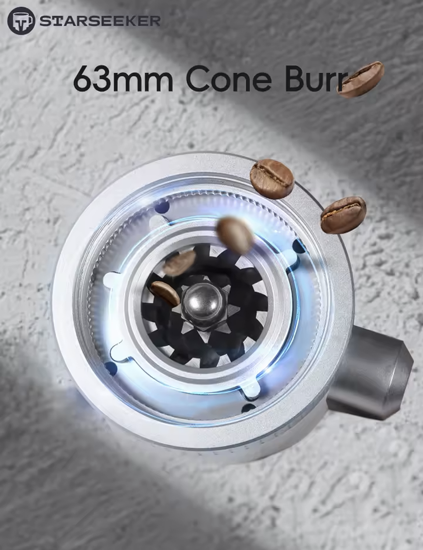 STARSEEKER EDGE63  63mm Conical Burr Electric Coffee Grinder