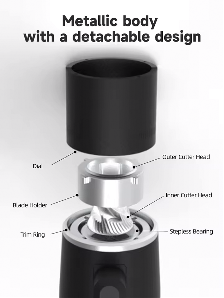 STARSEEKER EDGE Mini  38mm Conical Burr Electric Portable Coffee Grinder