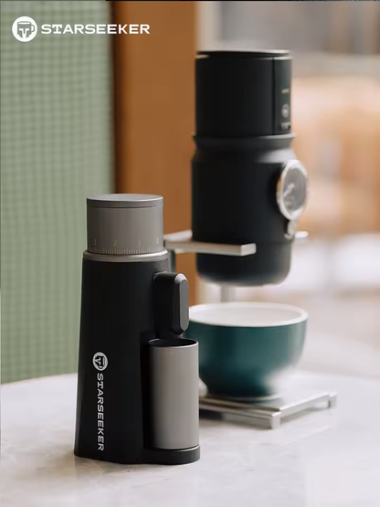 STARSEEKER EDGE Mini  38mm Conical Burr Electric Portable Coffee Grinder